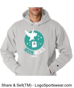 MoonMeals.com Men's Heavyweight Pullover Hooded Sweatshirt Design Zoom